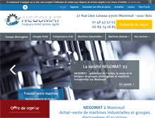 Tablet Screenshot of negomat93.com
